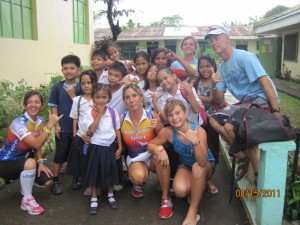 Team Kona Goodwill in Cam Sur Schools